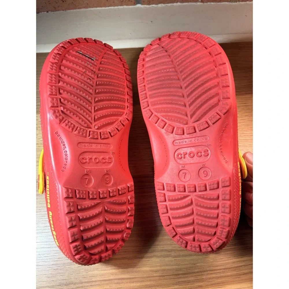 Crocs Lucky Charms Limited Edition Red Mens 7 Womens 9 Slip On